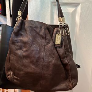 Brown Coach Leather Hobo